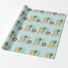 Safari Animals jungle Tropical  Cadeaupapier