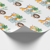 Safari Animals jungle Tropical Cadeaupapier (Hoek)