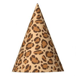 Safari Animals Leopard Birthday Feesthoedjes