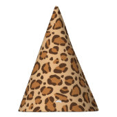 Safari Animals Leopard Birthday Feesthoedjes (Rechts)