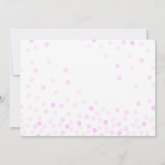 Safari Animals Oerwoud Roze Meisje 1e verjaardag Kaart (Achterkant)