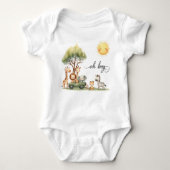 Safari animals Oh Boy Romper (Voorkant)