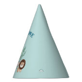 Safari Animals Wild One birthday  Feesthoedjes (Rechts)