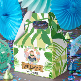 Safari Animals Wild One Birthday FOTO Bedankdoosjes