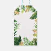 Safari Animals Young Wild and Three Party Favor Cadeaulabel (Achterkant)