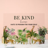 Safari Animaux avec devis inspirant (Mariage)