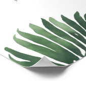 Safari Animaux Baby shower Affiche de bienvenue (Coin)