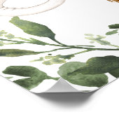 Safari Animaux Baby shower Affiche de bienvenue (Coin)