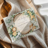 Safari Animaux Baby shower Invitation