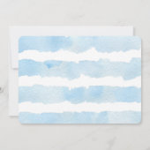 Safari animaux baby shower invitation garçon (Dos)