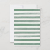 Safari Animaux Baby shower Merci Cartes (Dos)