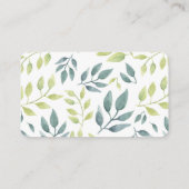 Safari animaux rousse rose fille carte de tombola (Dos)