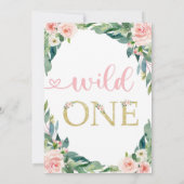 Safari Annithday Invitation Wild One Invitation (Dos)