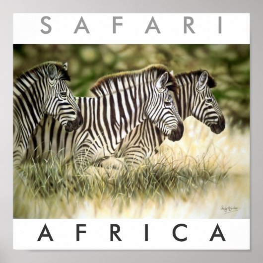 Safari Arica Poster (Voorkant)