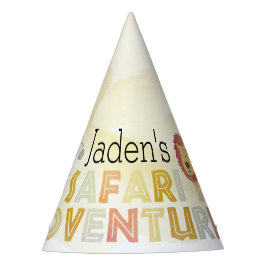 Safari Avontuur Verjaardag Feesthoedjes