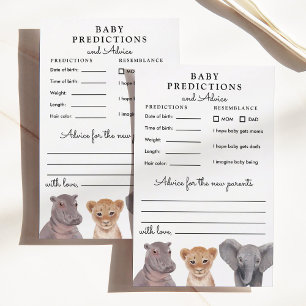 Safari Baby Animals Voordicties en advies