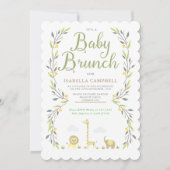 Safari Baby Brunch Invitation (Devant)