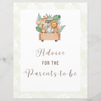 Safari Baby Shower Advies voor Ouders-te-Worden Bo