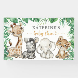 Safari Baby shower Banner