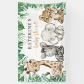 Safari Baby shower Banner (Verticaal)