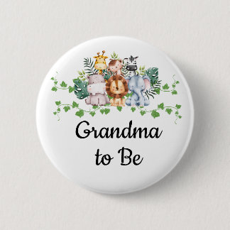 Safari Baby shower Button