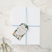 Safari Baby shower Gift Label Cadeaulabel (Met Touw)