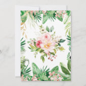 Safari Baby shower Invitation Bundle Kaart (Achterkant)