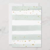 Safari Baby shower Invitation Garçon Gold Young Wi (Dos)