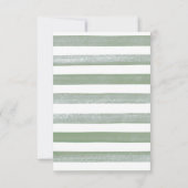 Safari Baby shower Merci Cartes pour un garçon (Dos)