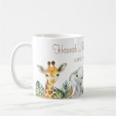 Safari Baby shower Mug Party Favoriser (Gauche)