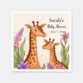 Safari Baby shower Servet (Voorkant)