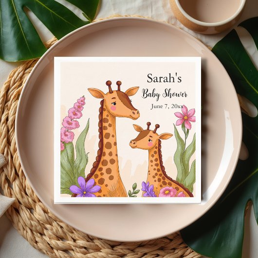 Safari Baby shower Servet