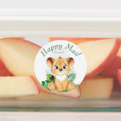 Safari baby shower stickers (Aangebracht)