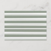 Safari Baby Shower Thank You Card Informatiekaartje (Achterkant)