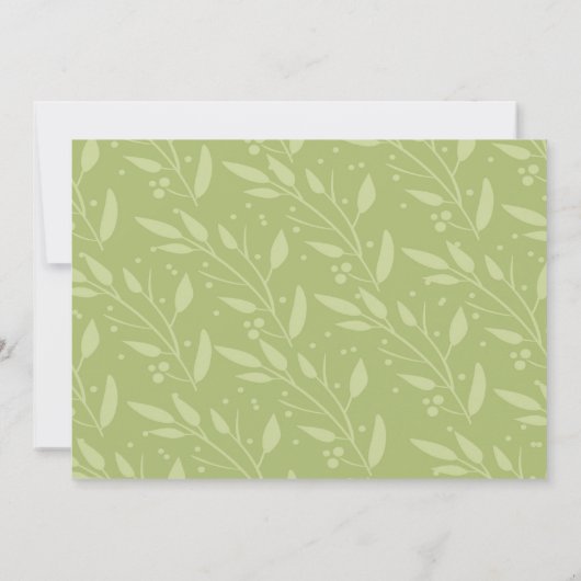 Safari Baby shower Uitnodiging (Achterkant)