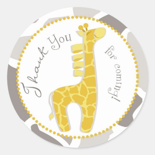 Safari Baby Sticker GIR3 (Voorkant)