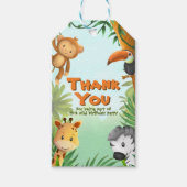 Safari Birthday Gift Labels Cadeaulabel (Voorkant)