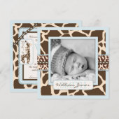 Safari Boy Aankondigingsplein Aankondiging (Voorkant / Achterkant)