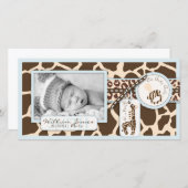 Safari Boy Carte photo (Devant / Derrière)