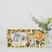 Safari Boy Carte photo vert (Debout devant)