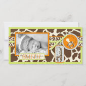 Safari Boy Carte photo vert (Devant)