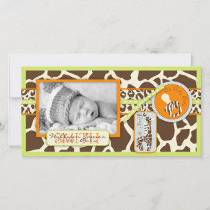 Safari Boy Carte photo vert