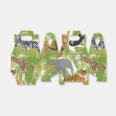 Safari Boy Cute Oerwoud Animals | Meisje Bedankdoosjes (Uitgevouwen)