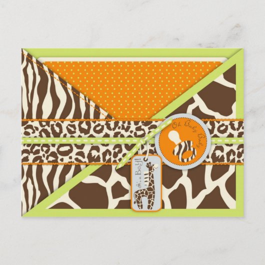 Safari Boy Green Advice Briefkaart (Voorkant)