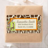 Safari Boy OU Étiquette de livraison (En situation)