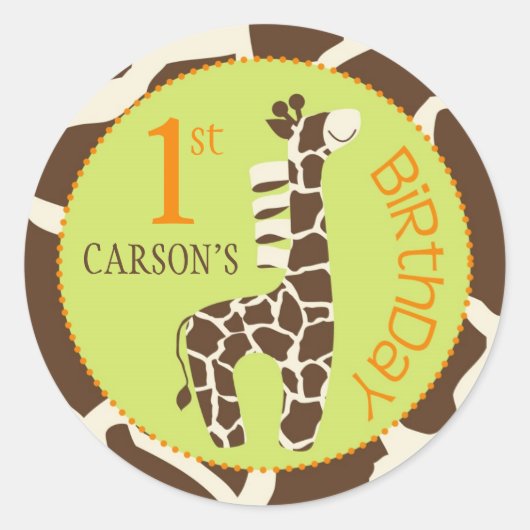 Safari Boy OU Sticker GIR 1 (Devant)