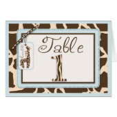 Safari Boy Tabel Card 1 (Voorkant Horizontaal)