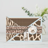 Safari Boy TY Card 2 Bedankkaart (Staand voorkant)