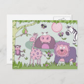 safari briefkaart (Voorkant / Achterkant)