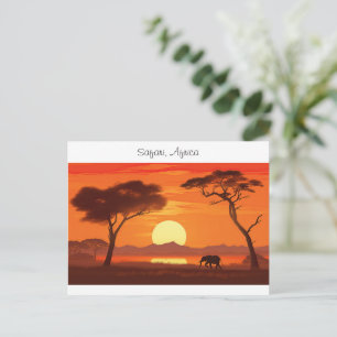 safari briefkaart